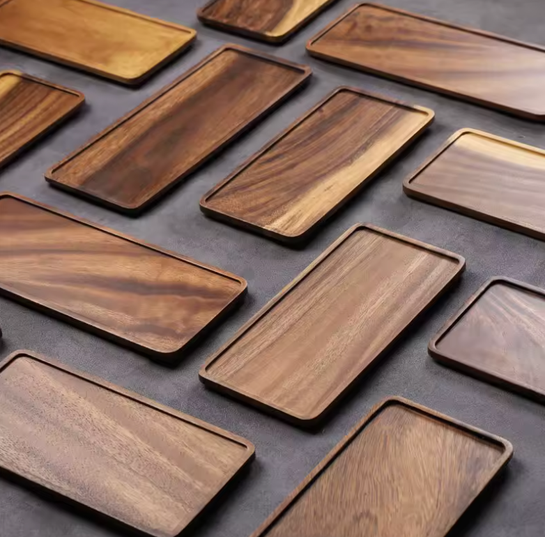 Tablas charolas madera
