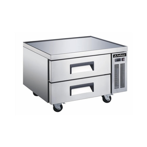 Icehaus BRM-2C-SS-01 Base Refrigerada Para Chef 2 Cajones Acero Inoxidable 6 Pies Cúbicos