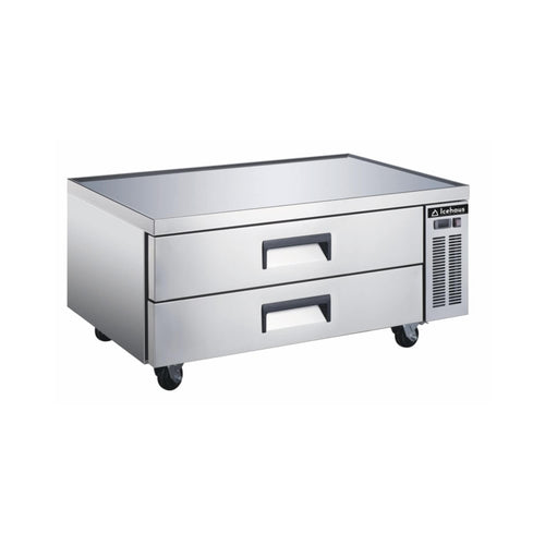 Icehaus BRM-2C-SS-02 Base Refrigerada Para Chef 2 Cajones Acero Inoxidable 9 Pies Cúbicos